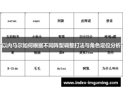以内马尔如何根据不同阵型调整打法与角色定位分析
